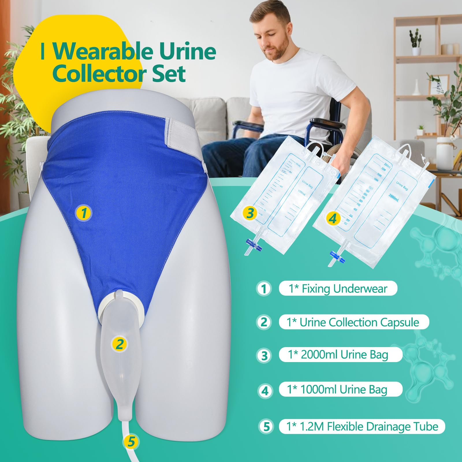 JORVONR breathable fixing pants with adjustable waistband for comfort