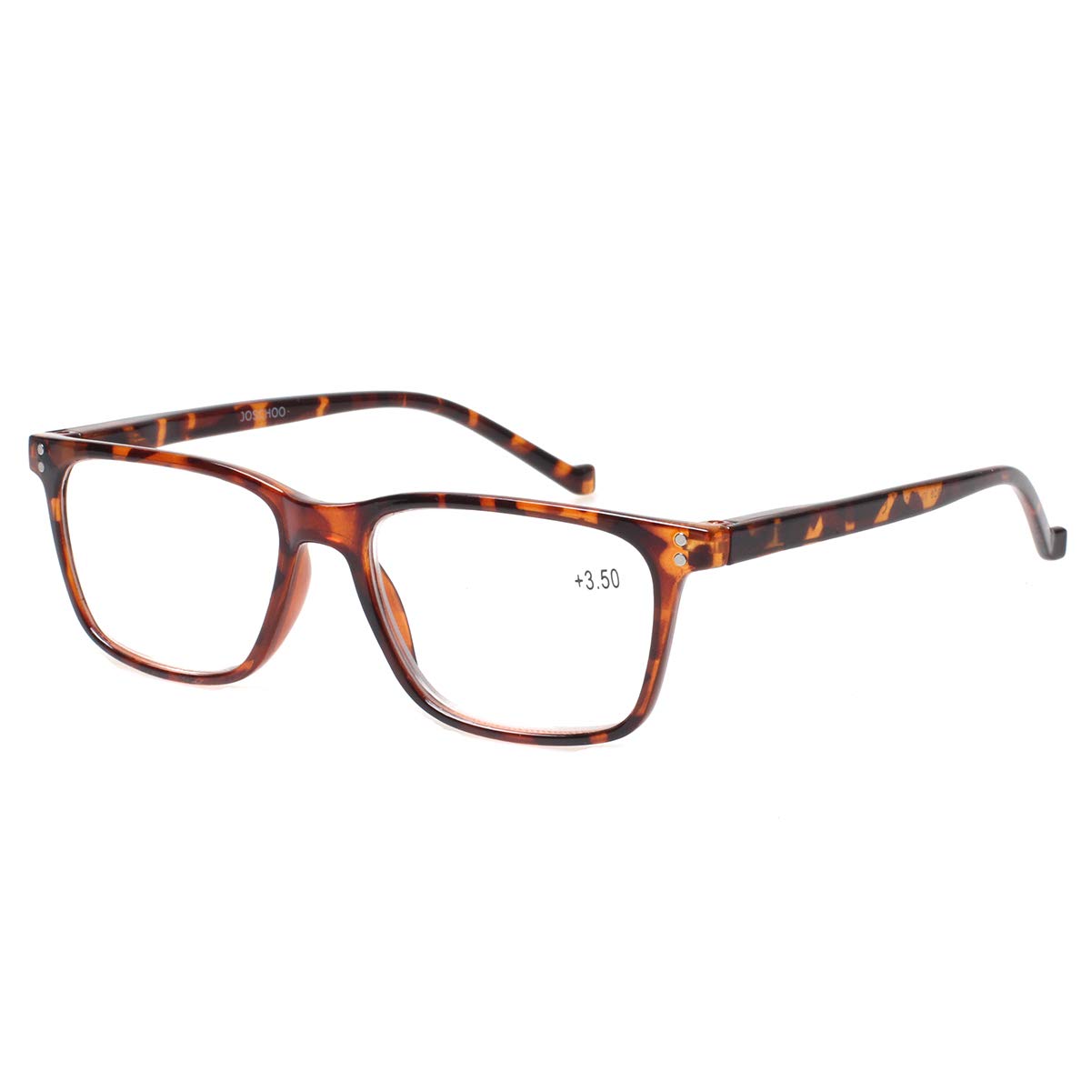 JOSCHOO lightweight frames with soft nose pads for all-day wear.