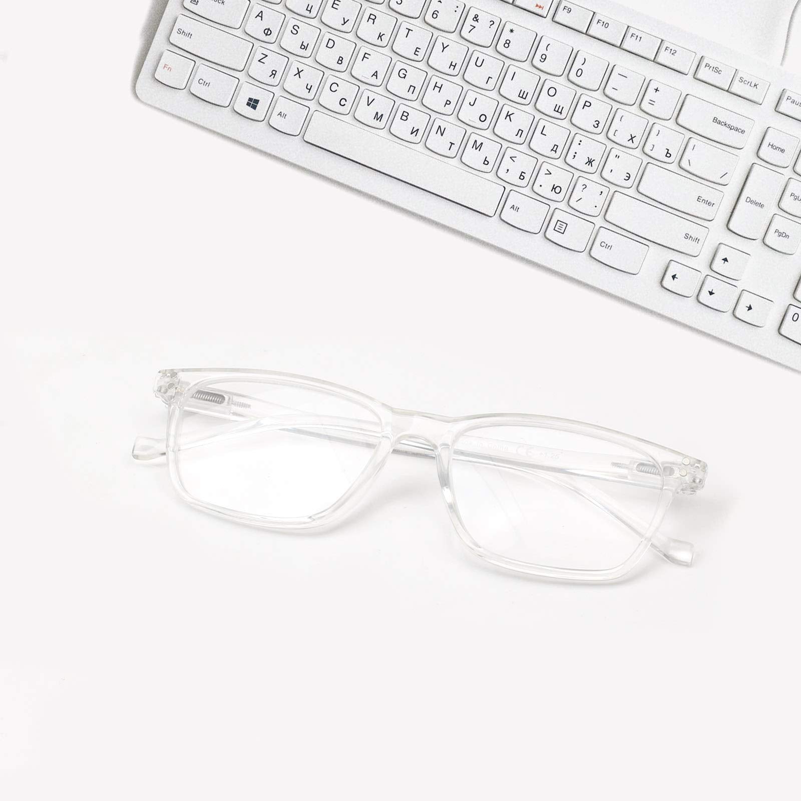 JOSCHOO glasses set includes cleaning cloth and soft pouches for protection