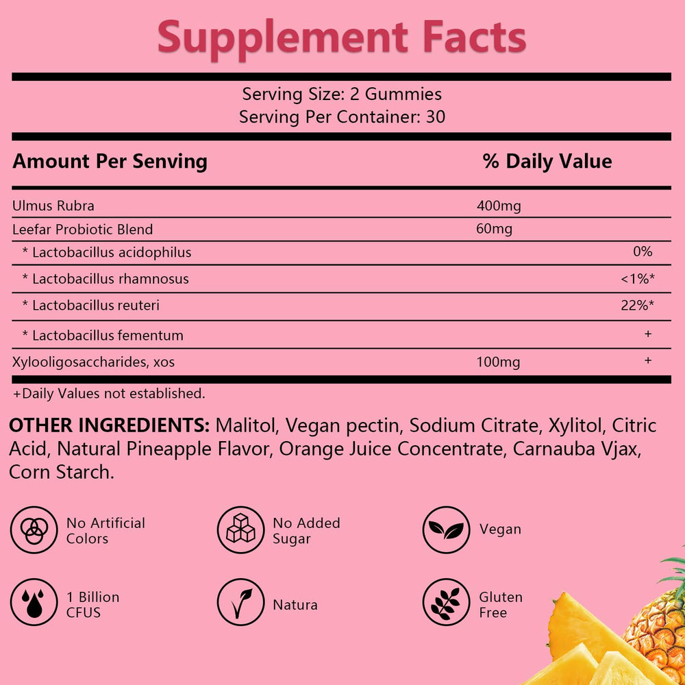 Josmon Her Juicy Premium gummies closeup showing pineapple flavor for daily wellness.