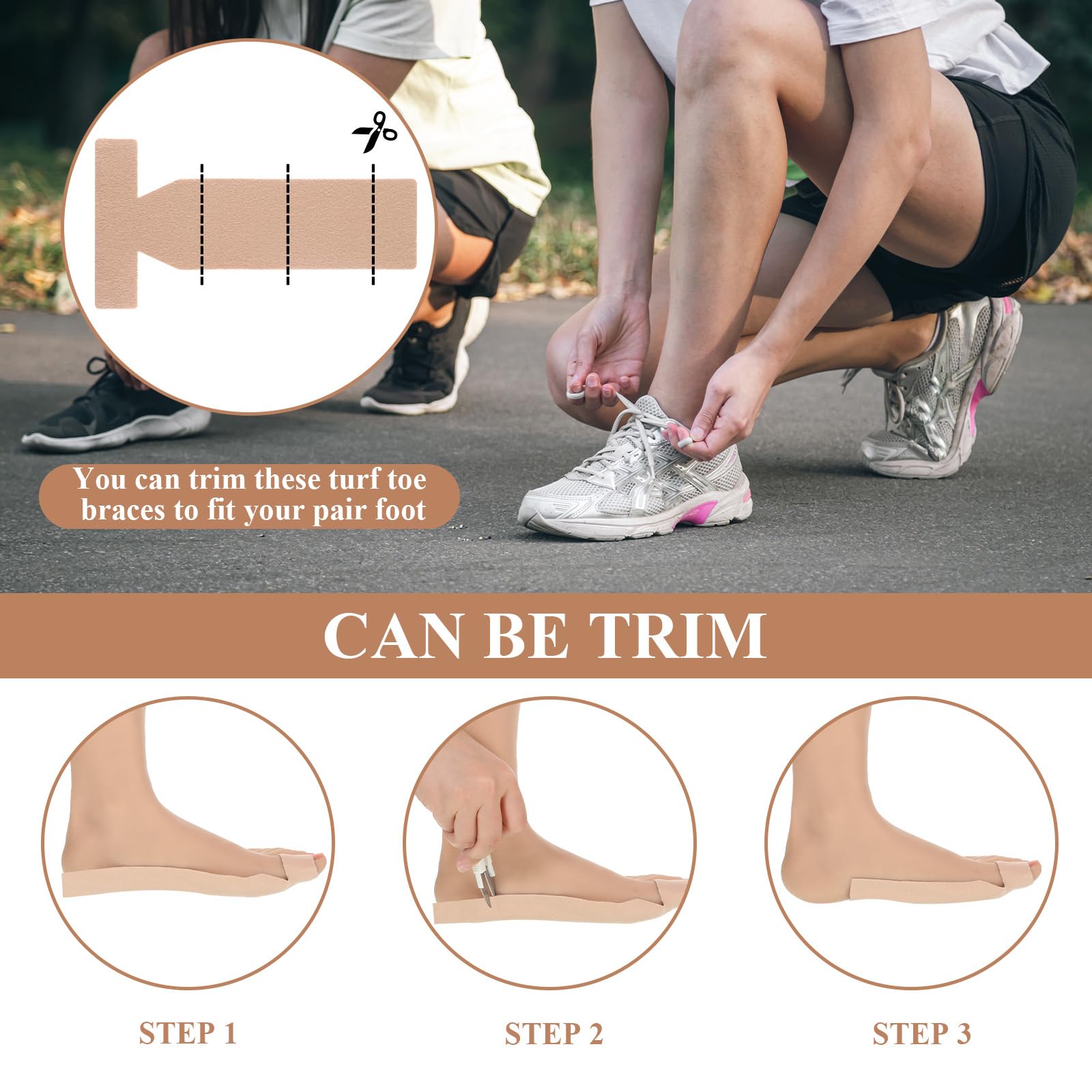Josojoou turf toe brace stitching and material highlight for longevity