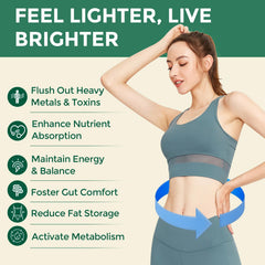Jovianoy detox bottle label emphasizing vegan clean label and purity