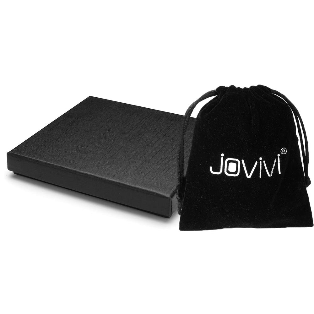 Jovivi chakra necklace on model as a stylish wellness accessory