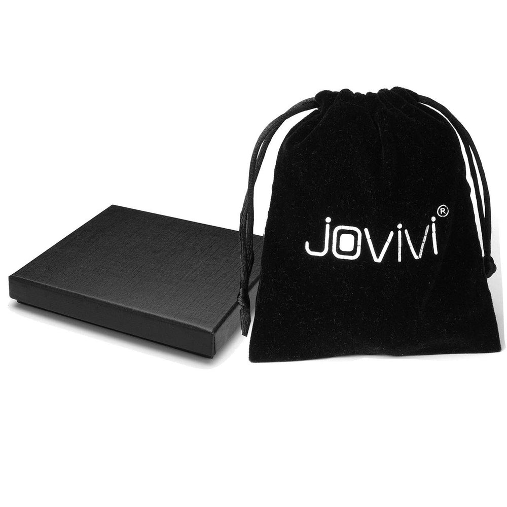 Jovivi women's jewelry worn day to night for versatile looks.