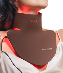 JOVS LED Neck Mask front view for targeted neck treatment and convenience.