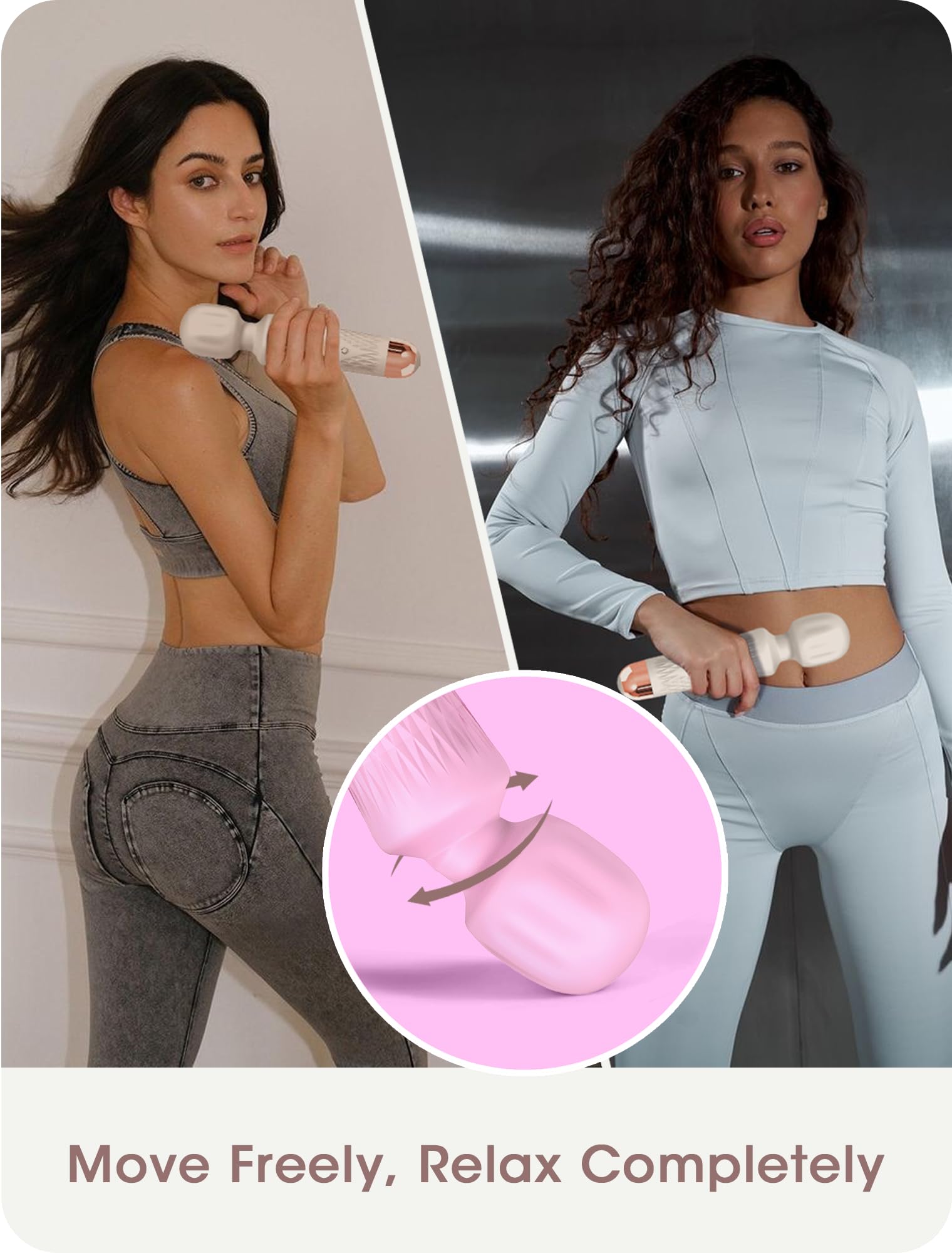 Joyany Massage Wand waterproof build for versatile use