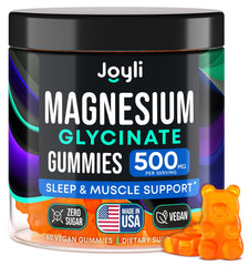 Joyli Nutrition magnesium glycinate gummies bottle for daily high-absorption supplement