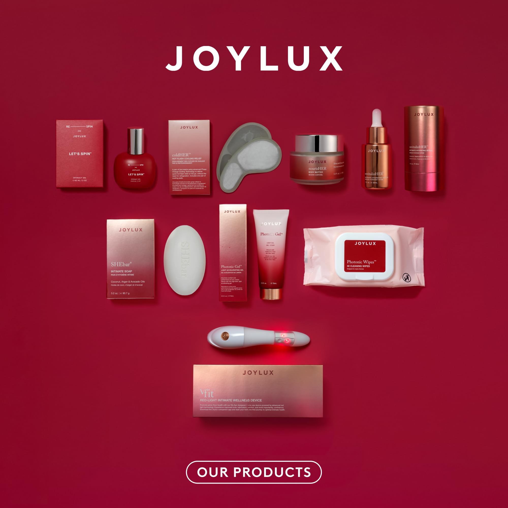 Packaging and lifestyle imagery for menopause care