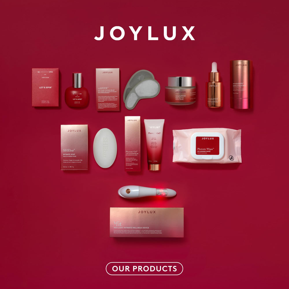 Packaging and lifestyle imagery for menopause care