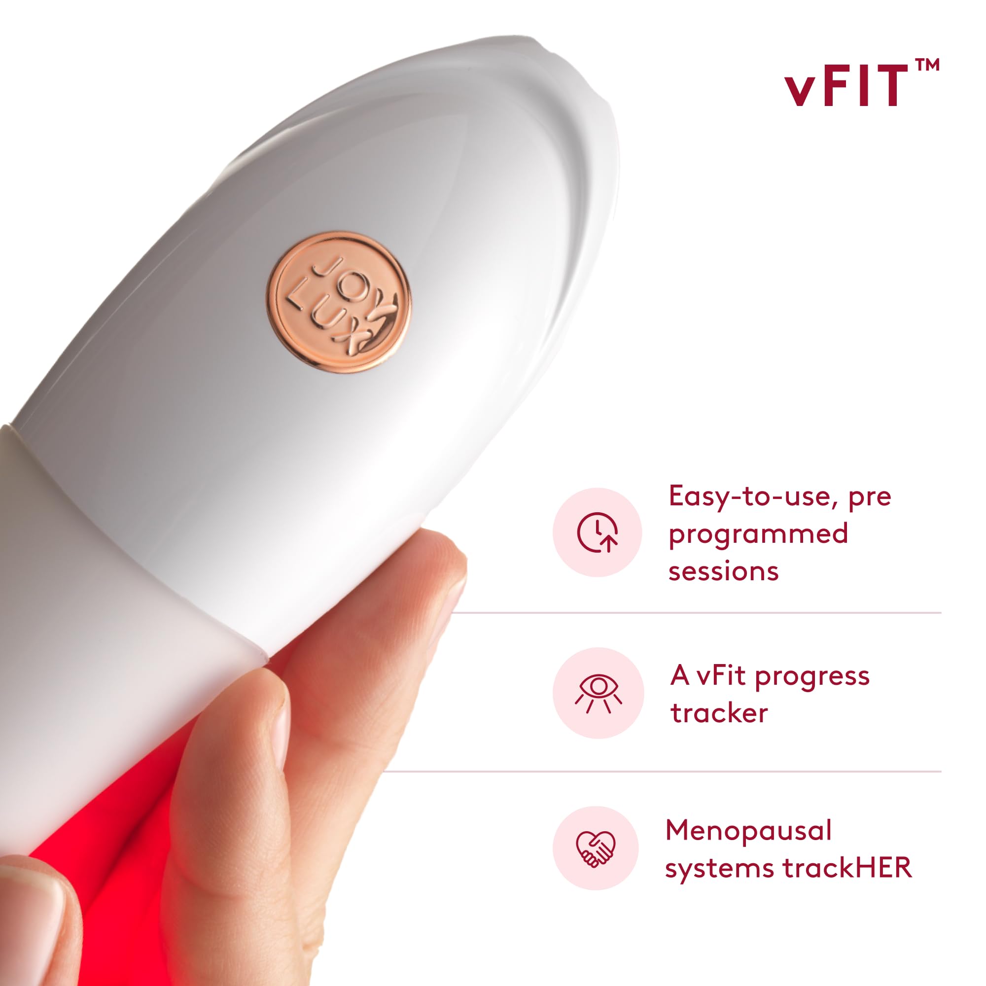 Joylux vFit Set packaging emphasizes easy setup and quick start.