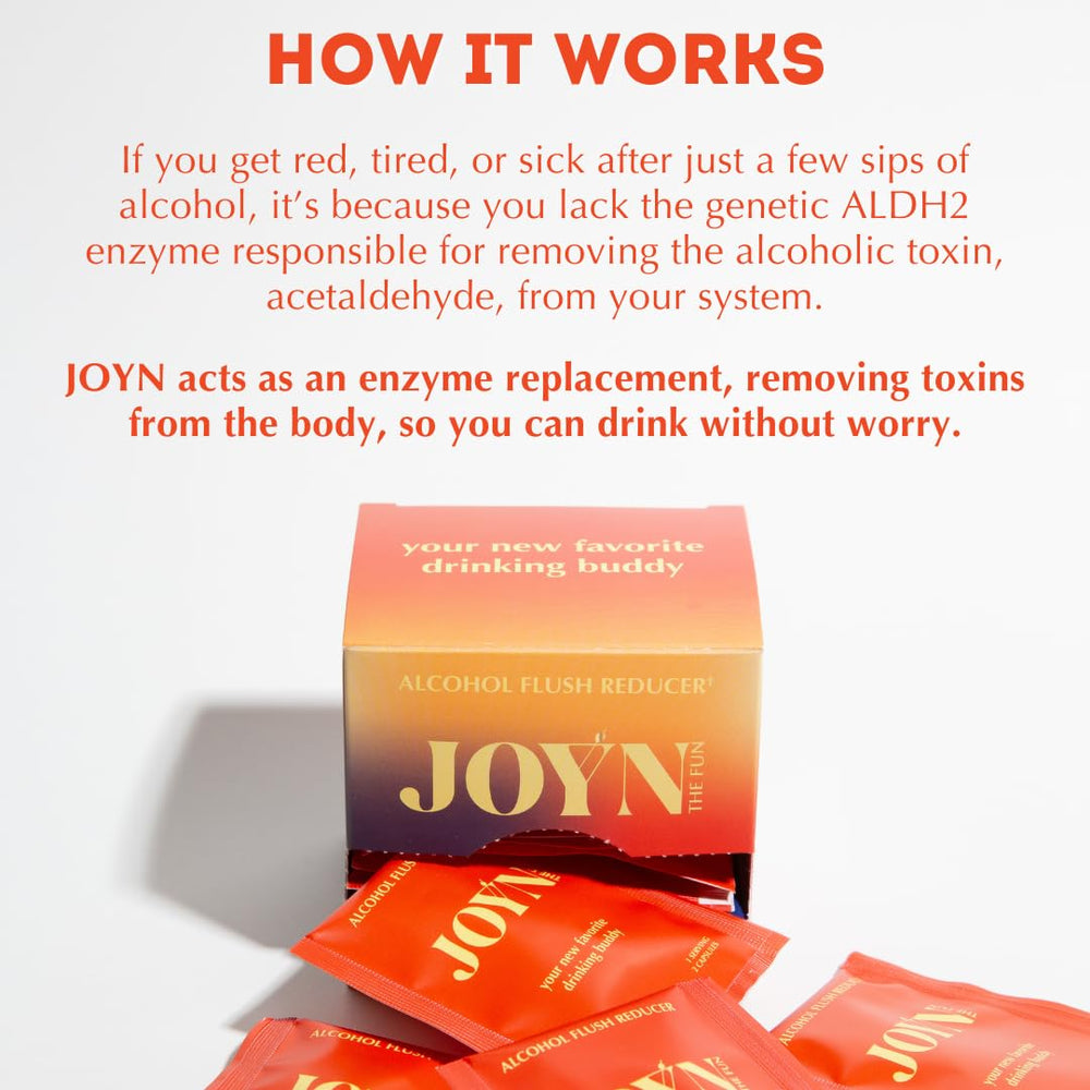 JOYN ingredients panel featuring DHM and milk thistle for detox and support.