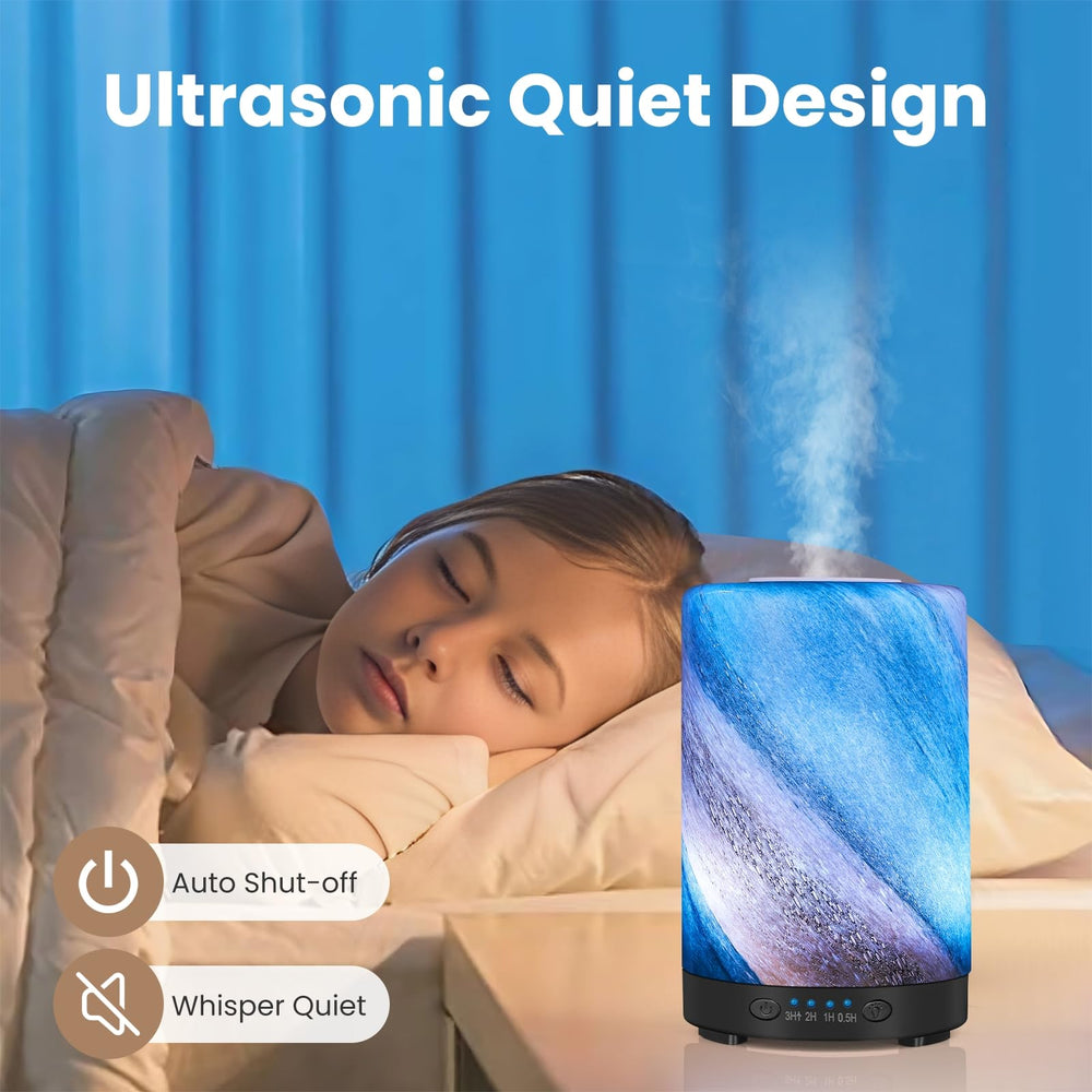 JOYOLO diffuser showing four timer settings for flexible diffusion