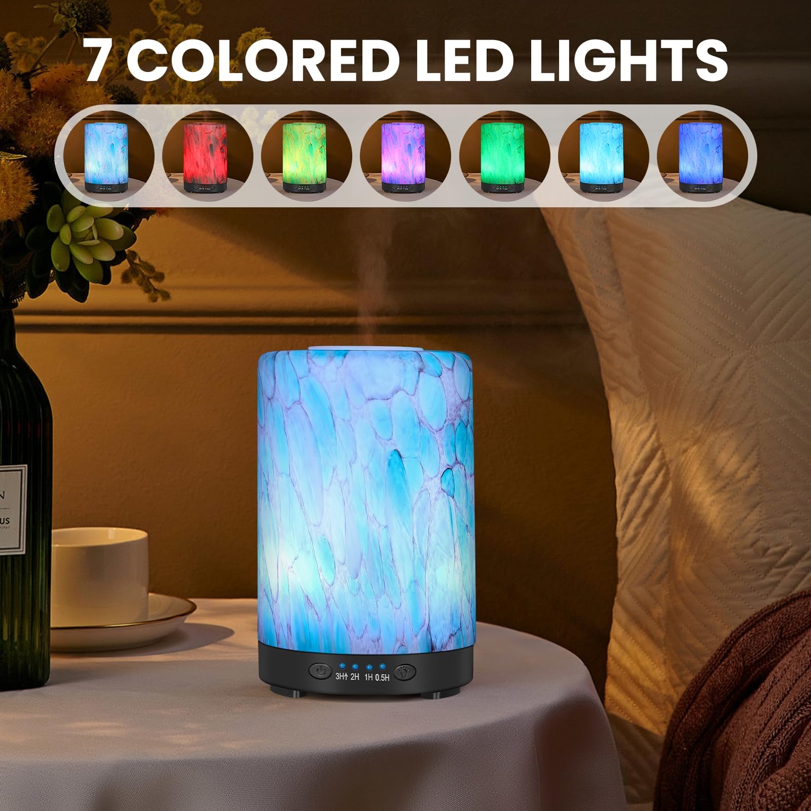 JOYOLO diffuser auto shut-off ensures safe use during the night