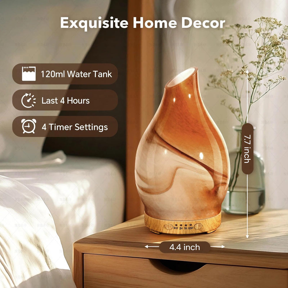 JOYOLO 120 ml diffuser fits desks and nightstands with subtle fragrance.