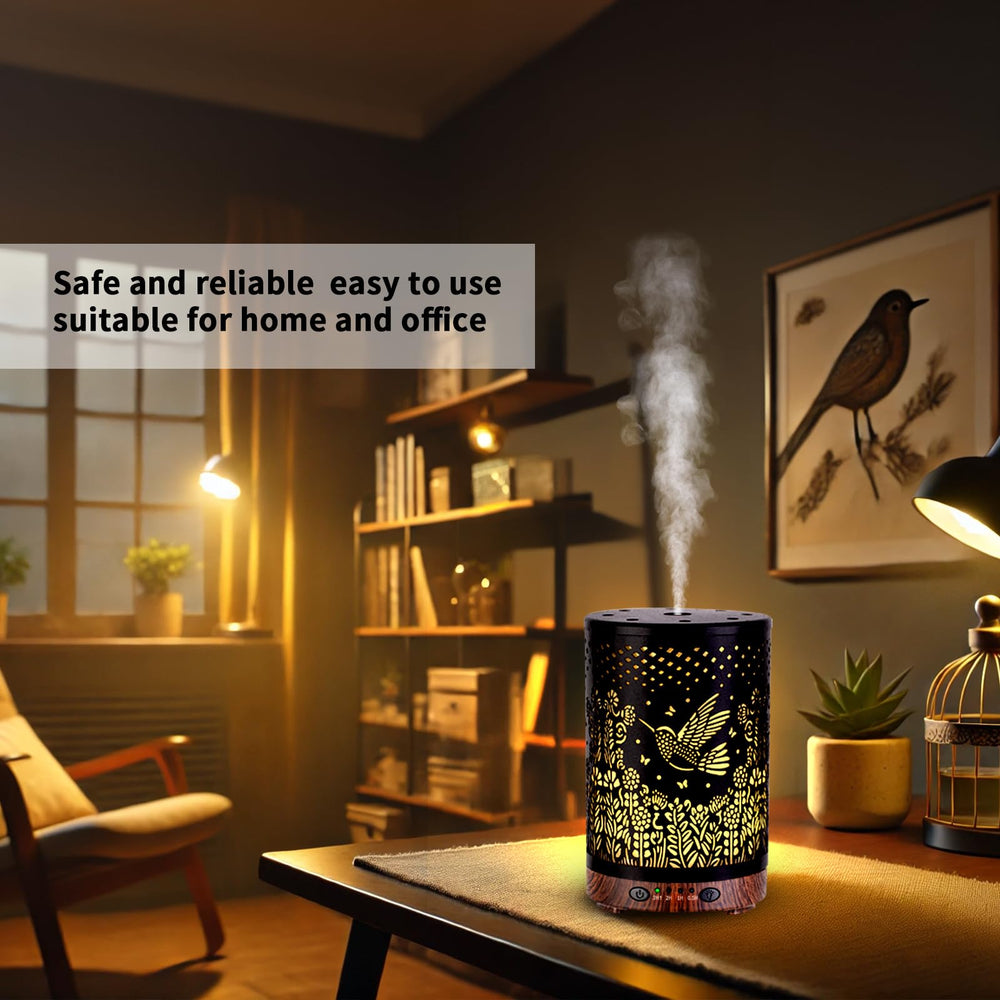 Joyolo diffuser on a desk in an office scene helps diffuse aroma while working