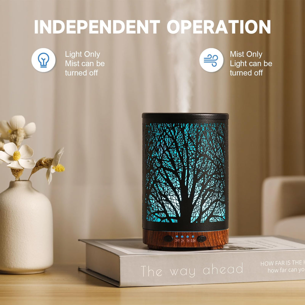 JOYOLO diffuser ultrasonic quiet operation for peaceful rest or focus.