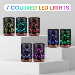JOYOLO dragonfly pattern on diffuser adds stylish focal point