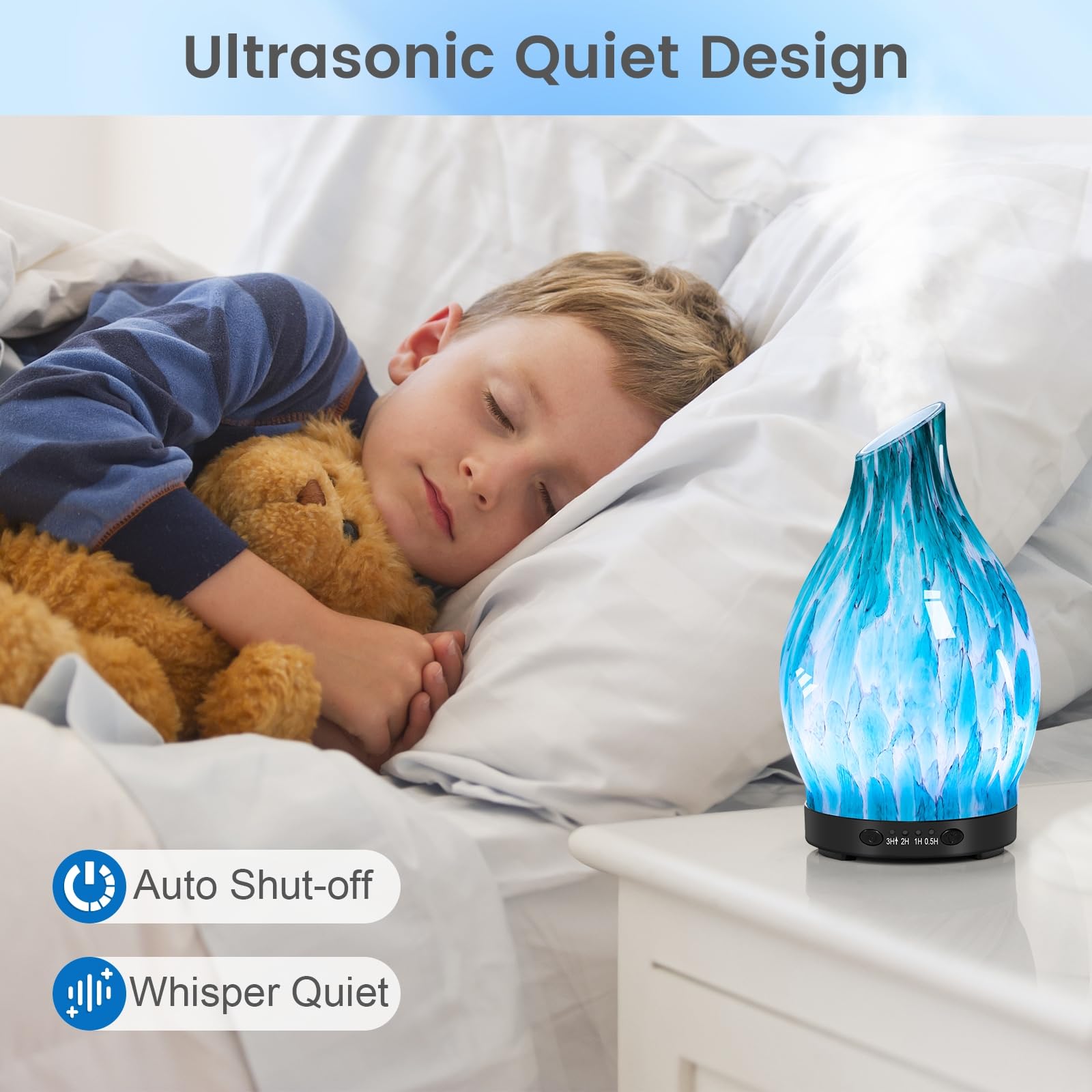 JOYOLO diffuser ideal for living rooms bedrooms and offices with quiet operation