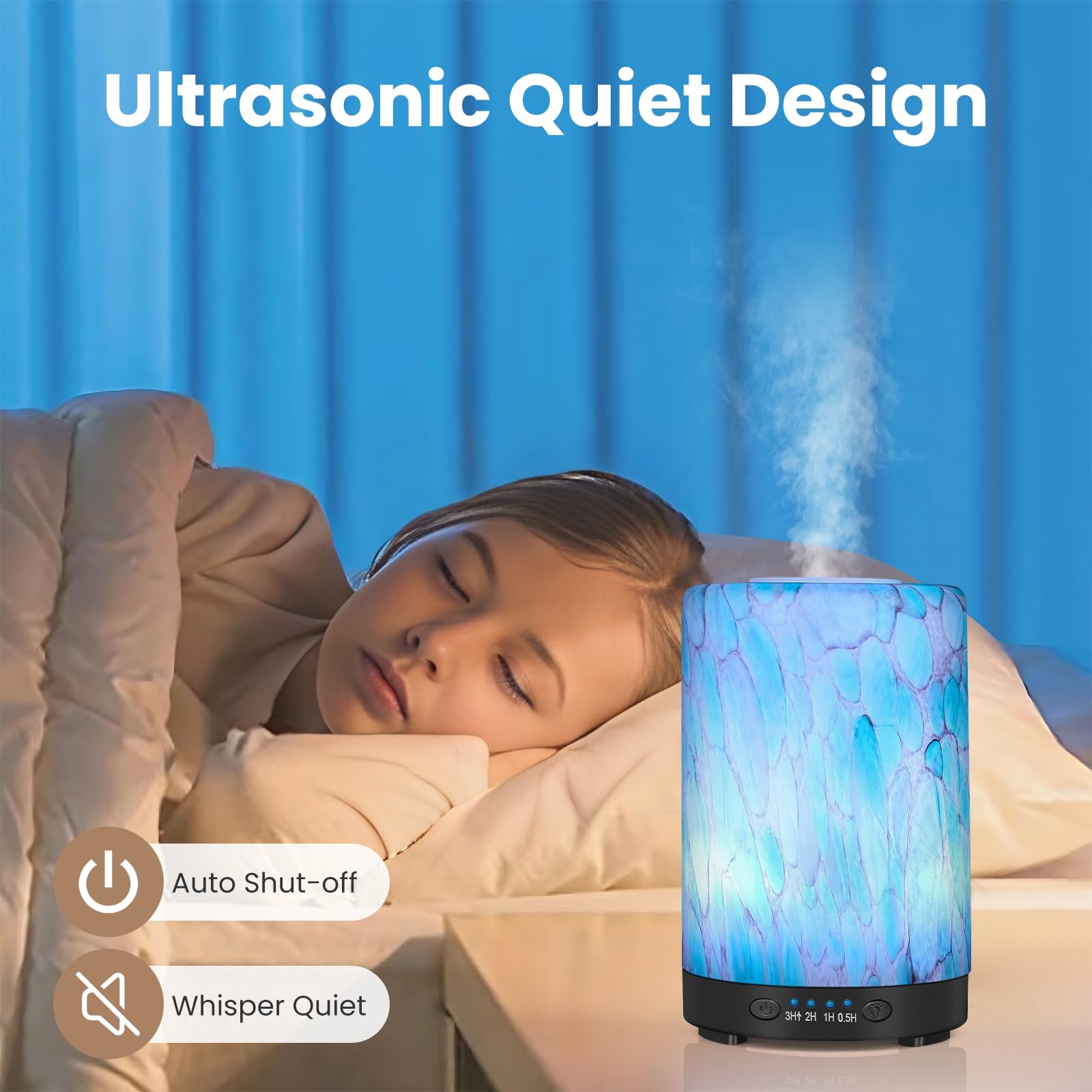 JOYOLO ultrasonic cool mist disperses fragrance quickly and evenly
