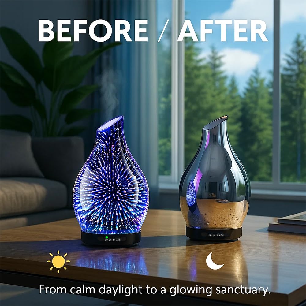 Joyolo ultrasonic mist diffuser delivers fragrance quickly and evenly