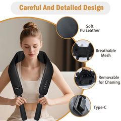 Cordless operation provides up to 90 minutes of portable massage.