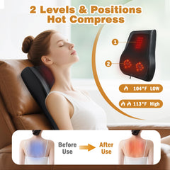 Joyset deep tissue massager provides focused relief with 4D kneading action.