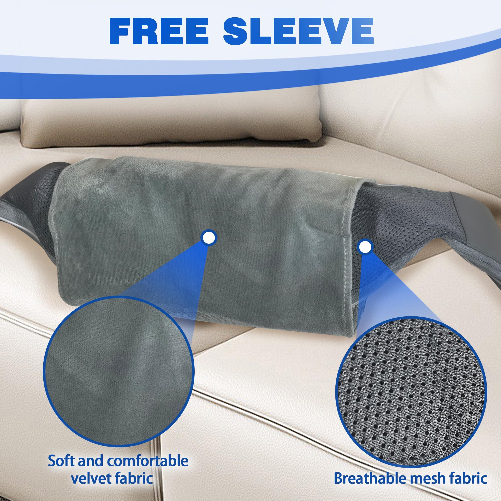 Joyset ergonomic U-shape design supports neck, shoulders, and back for relaxed posture.