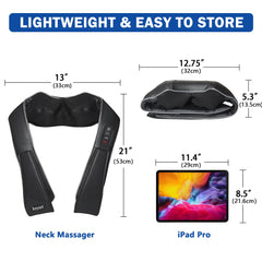 Joyset high-quality PU leather cover on a sleek massage device