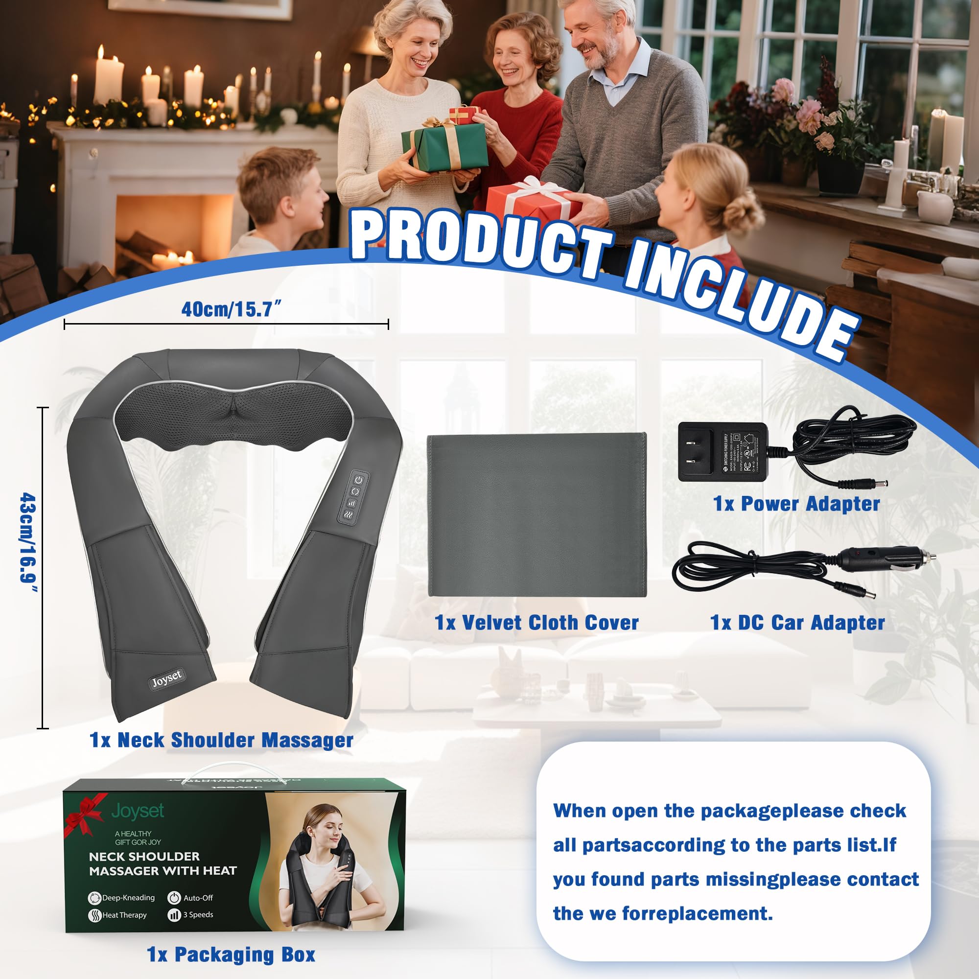 Joyset removable cloth cover simplifies cleaning and maintenance.