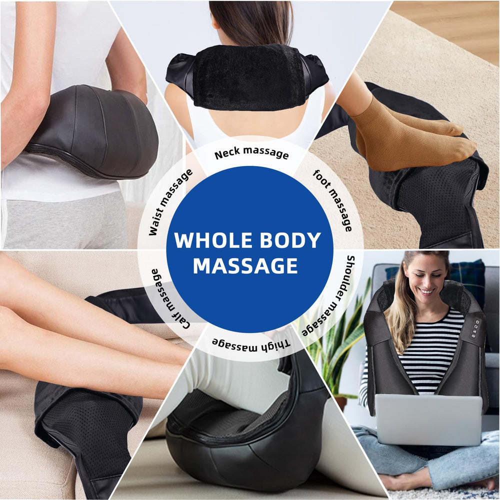 Joyset Shiatsu breathable mesh fabric adds comfort during massage sessions.