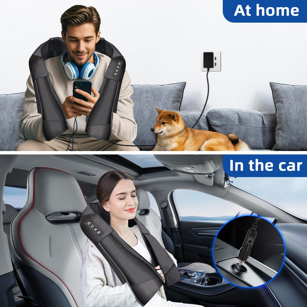 Joyset Shiatsu PU leather cover enhances style and durability while cleaning.