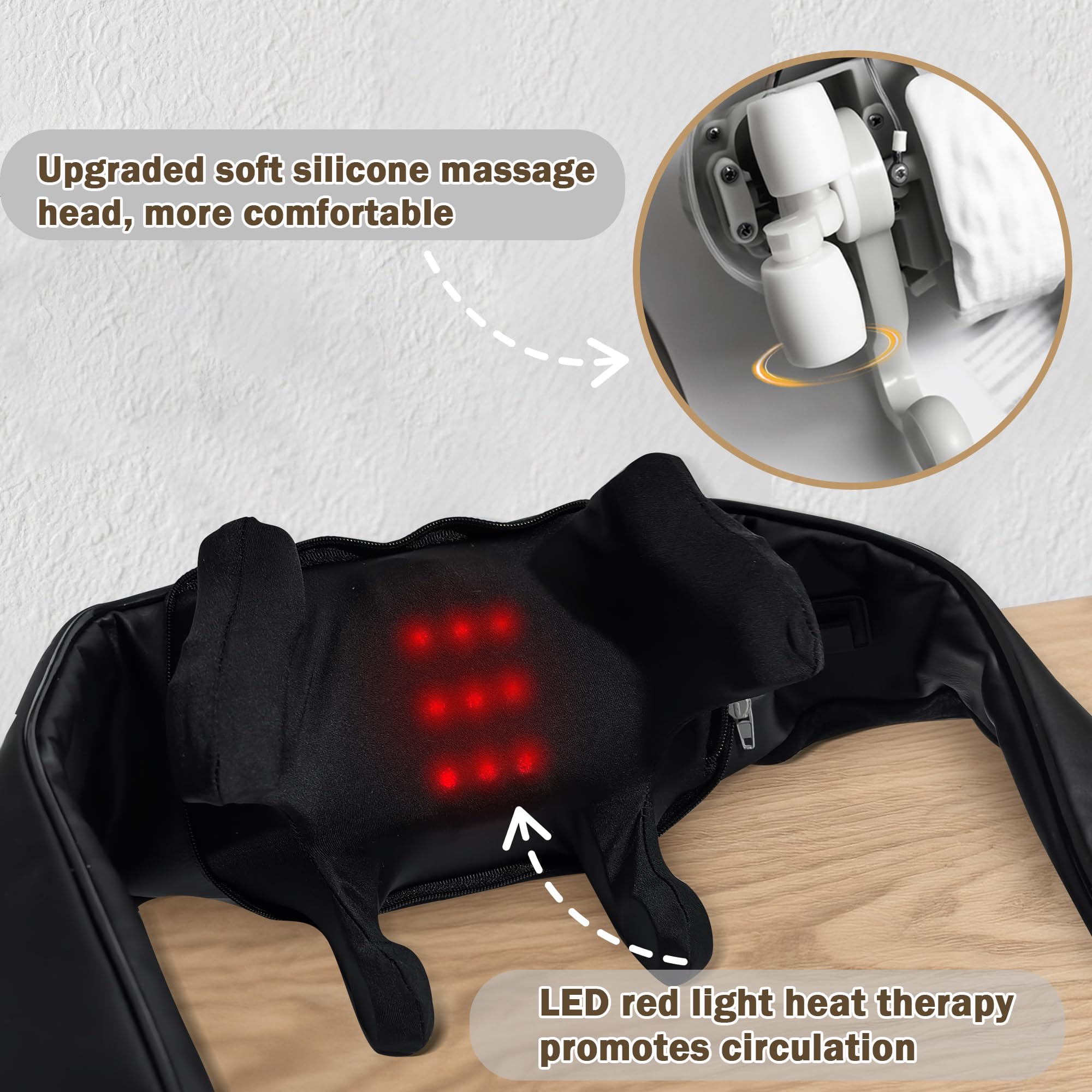 Joyset massager uses a USB‑C port for convenient charging.