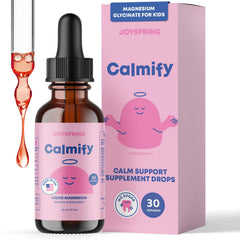 JoySpring Calmify bottle front shows kid-friendly packaging for easy calm support.