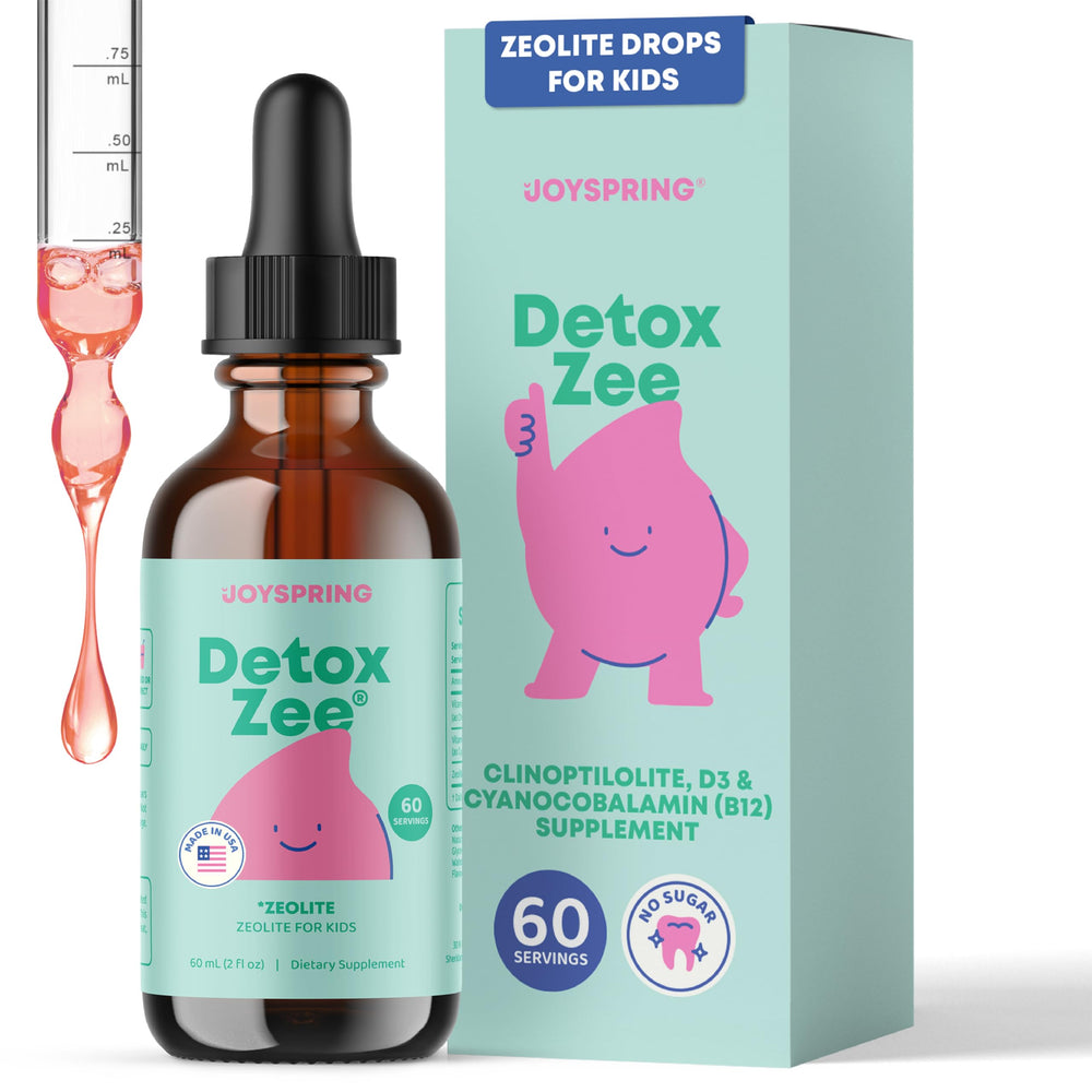 JoySpring DetoxZee berry-flavor bottle for kid-friendly daily use