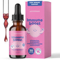 JoySpring Immune Drops – Organic Elderberry, Echinacea & Orange Peel Immunity Support for All Ages | 1 fl oz