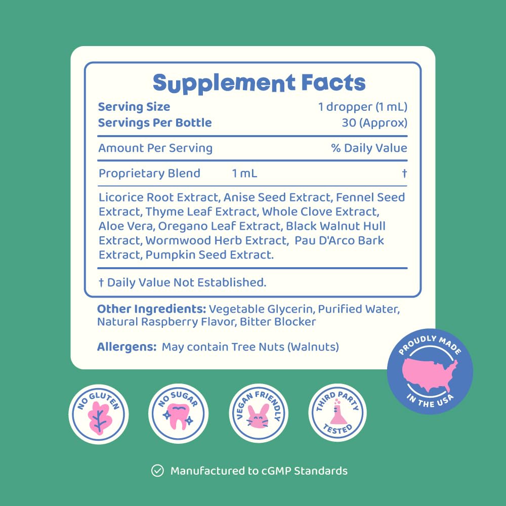 JoySpring ParaPatrol gluten-free and allergen-free formula.