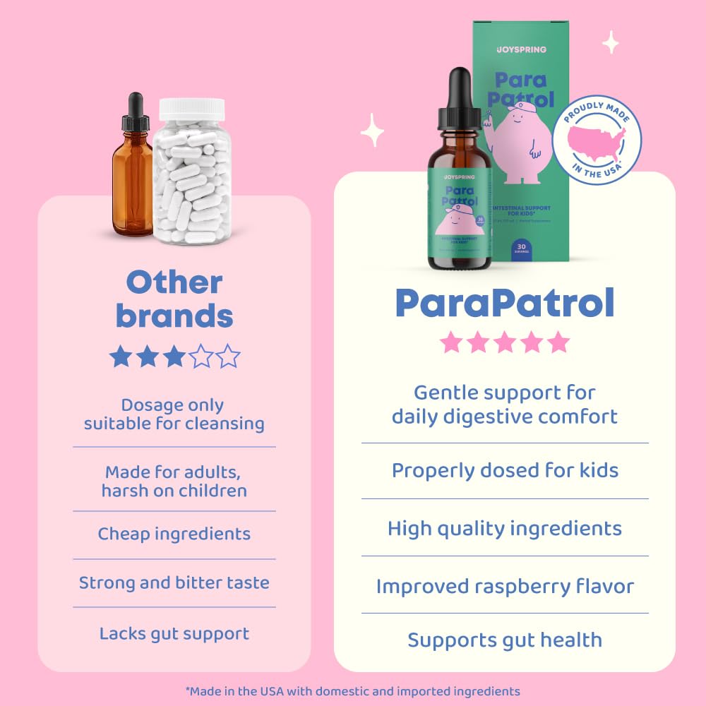 JoySpring ParaPatrol label front highlighting herbal blend.