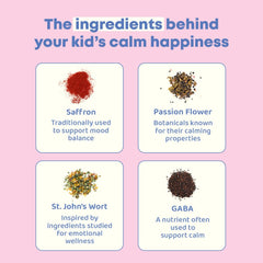 JoySpring gummies featuring passionflower and GABA for calm focus