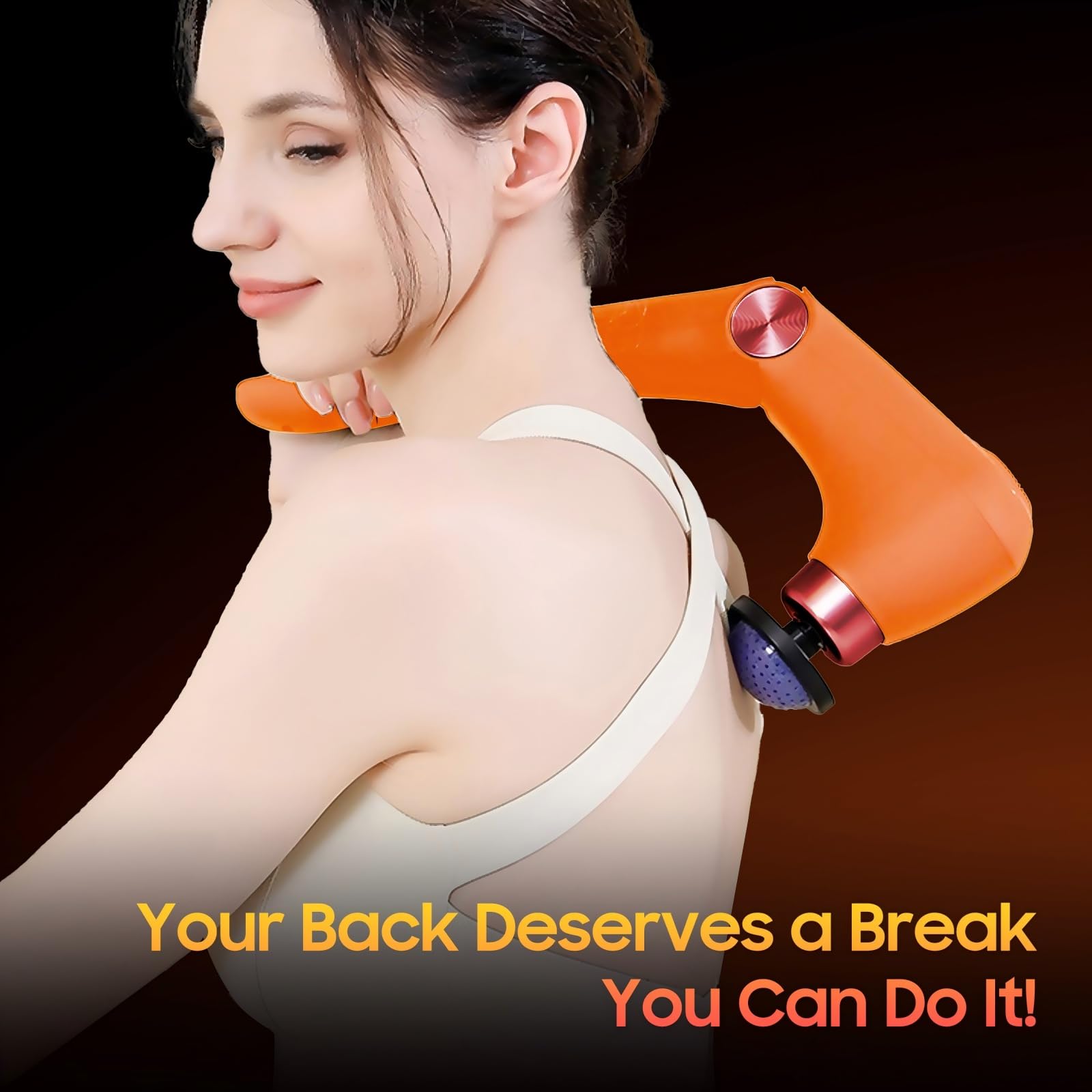 Joysuwerun 9-speed control allows customizable deep tissue massage.
