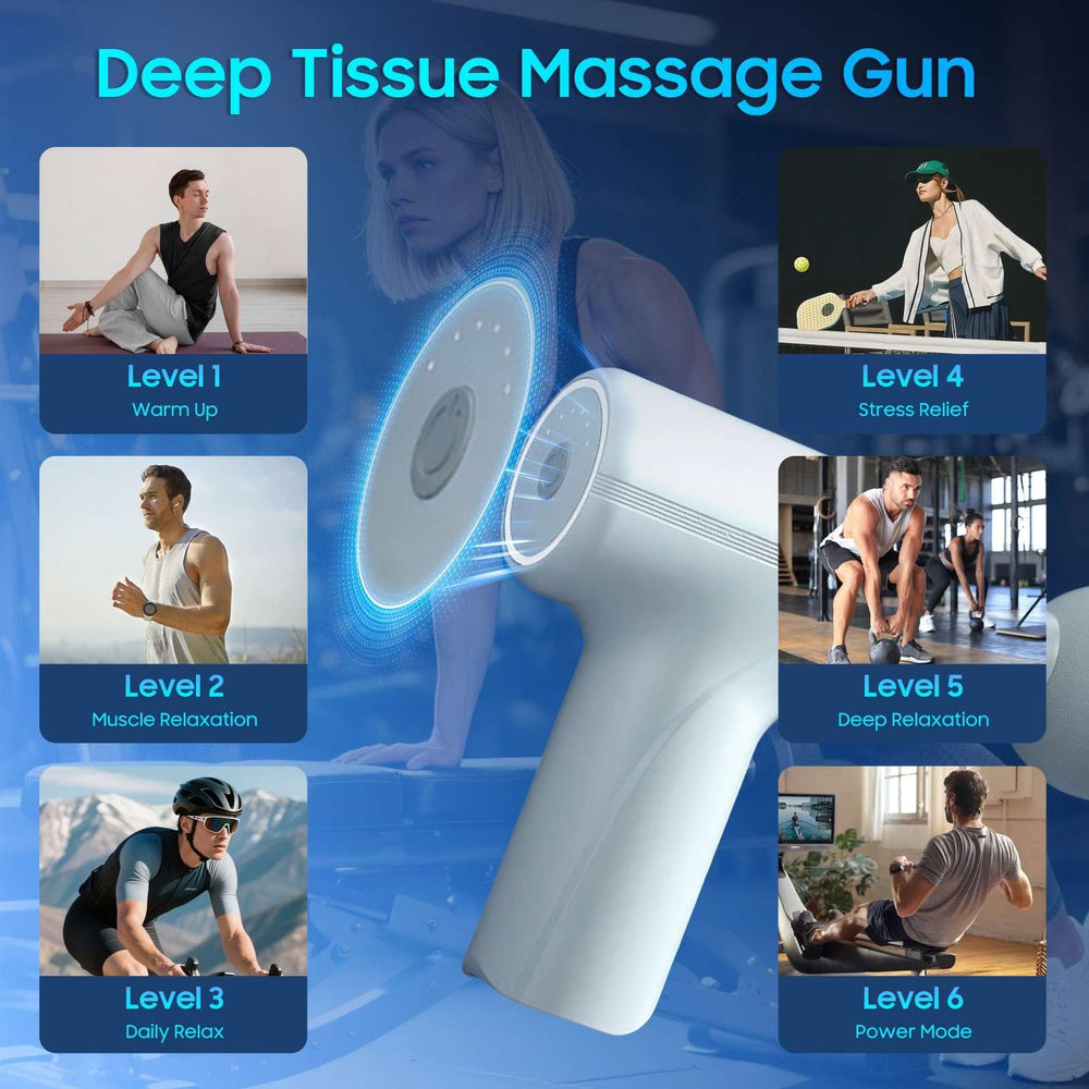 Joysuwerun deep tissue percussion for sore muscle relief at home