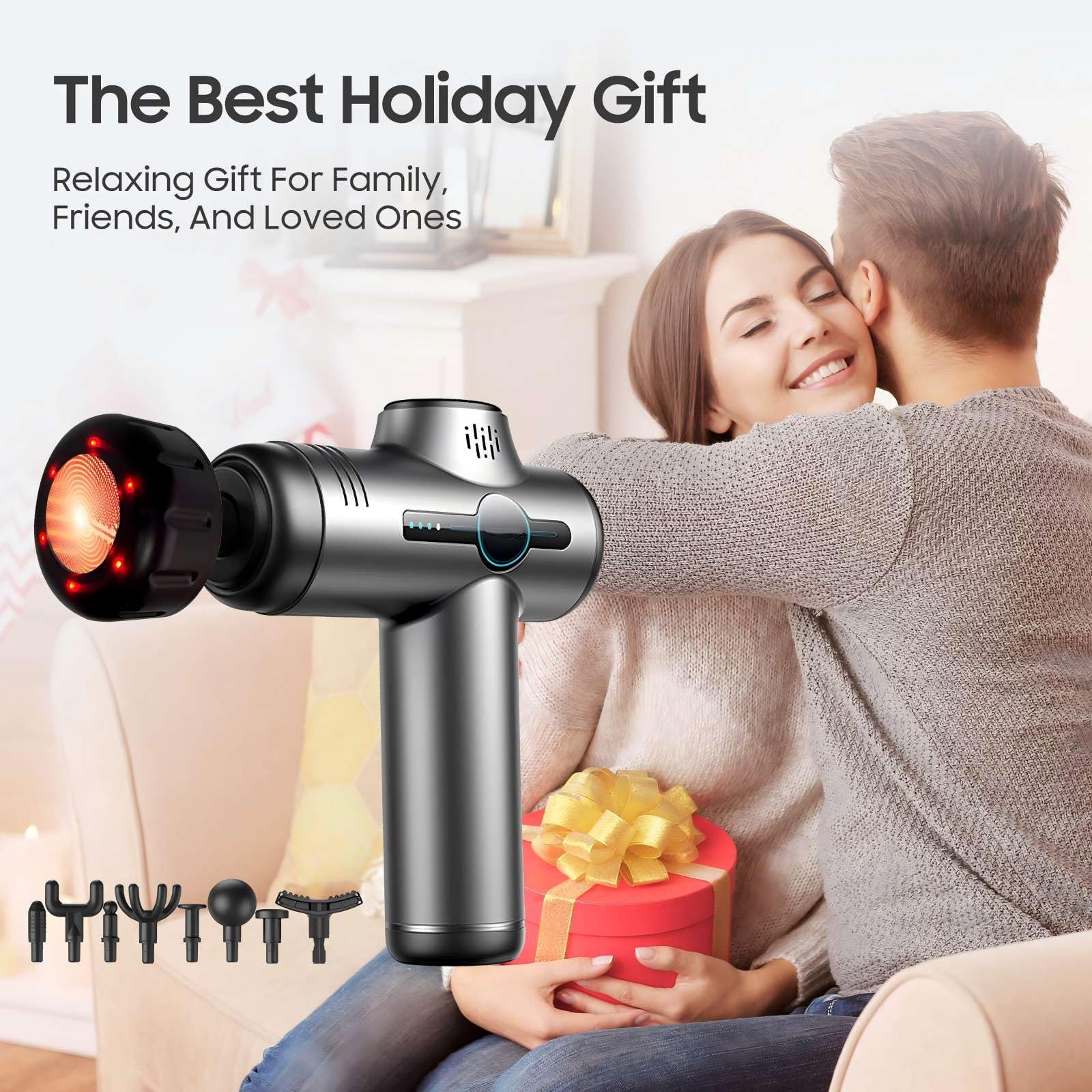 JOYSUWERUN Massage Gun ergonomic grip for easy handling