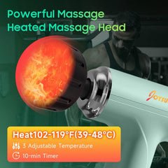 JOYSUWERUN heat function image emphasizes soothing warmth during sessions.