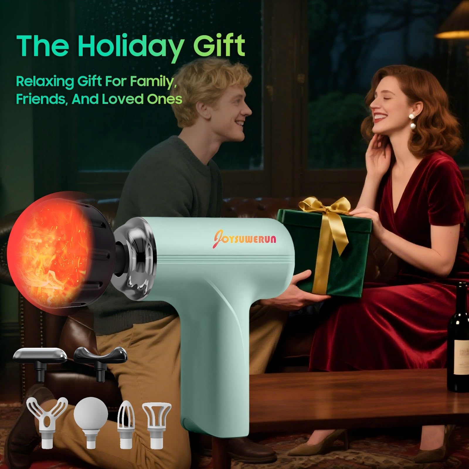 JOYSUWERUN travel case presents portable kit for gym and travel routines.