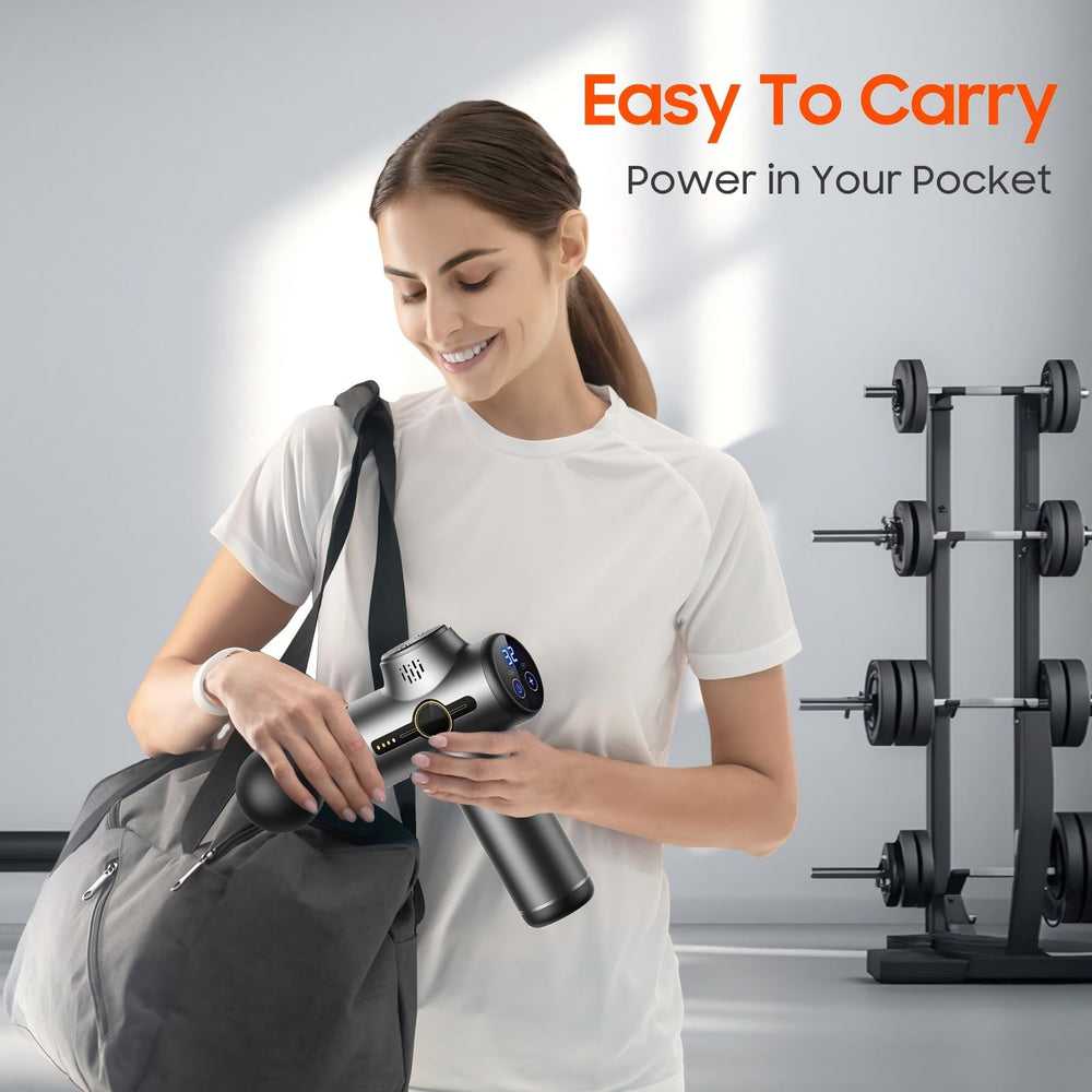 JOYSUWERUN Massage Gun rechargeable battery for long sessions