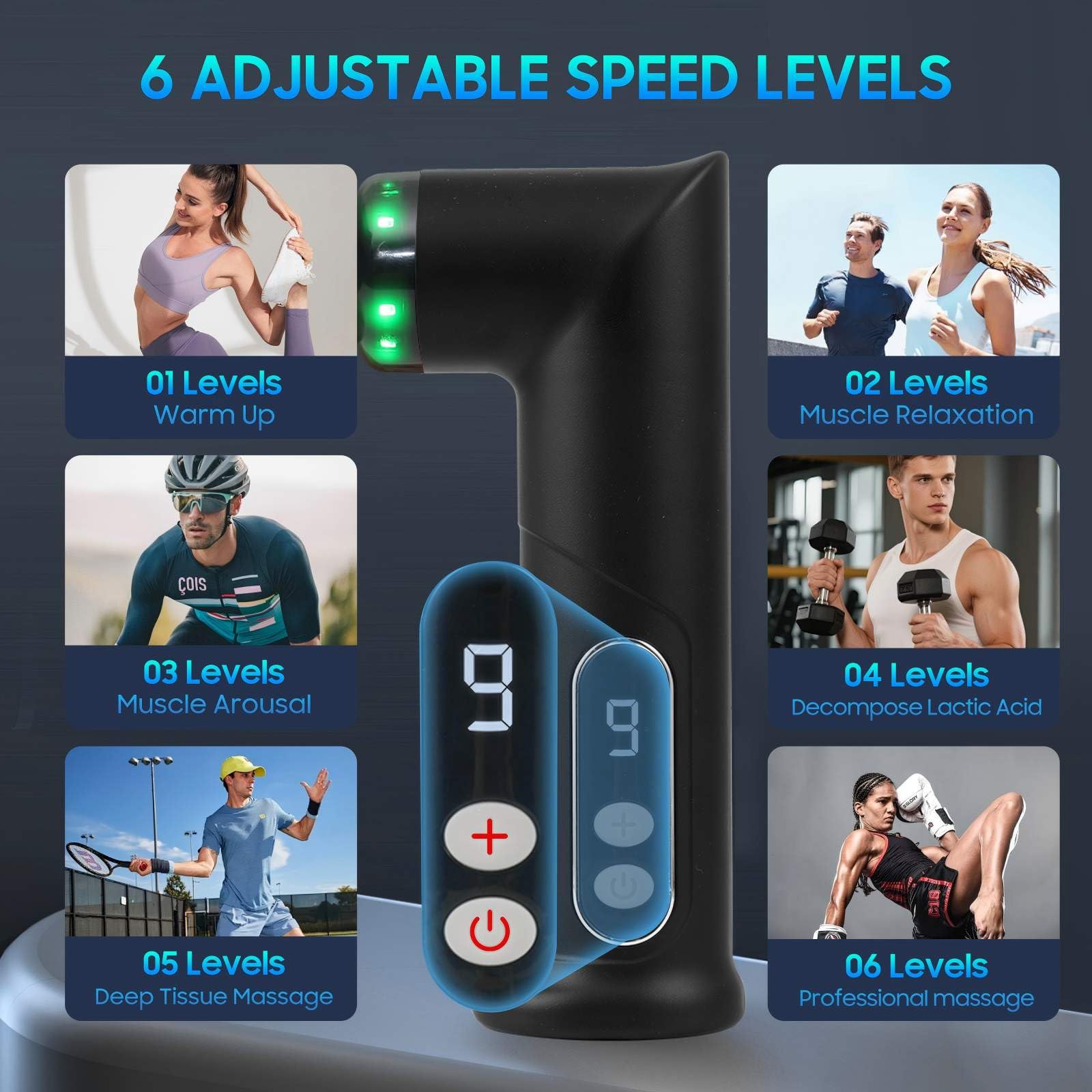 JOYSUWERUN mini massage gun deep tissue relief for travel and workouts.