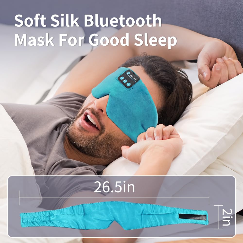 Joythink Sleep Headphones adjustable straps ensure secure fit during naps.