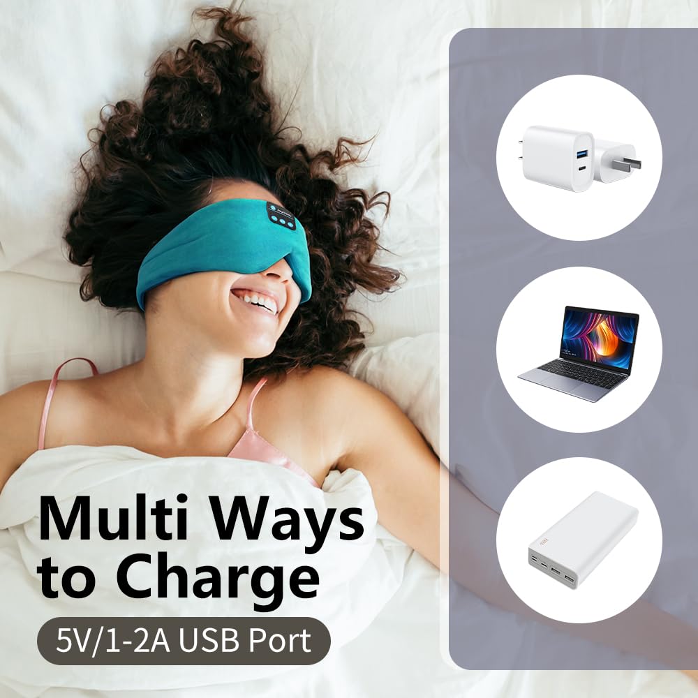 Joythink Sleep Headphones zipper-pocket design keeps components organized for cleaning.