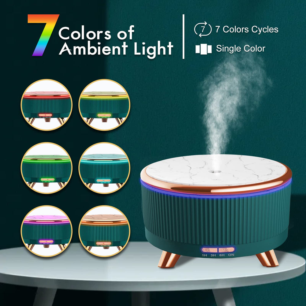 Jpord diffuser with 7 color lights to create mood lighting