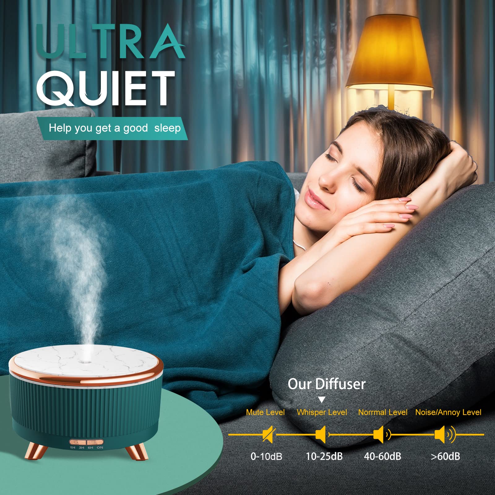 Jpord diffuser offering multiple mist modes for customized scent release