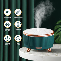 Jpord diffuser with remote control for effortless aroma customization